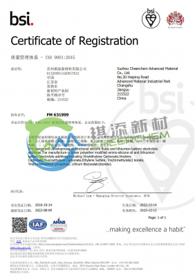 ISO9001 Certificate